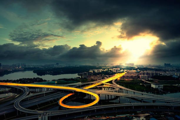the overpass at nanchang city,china
